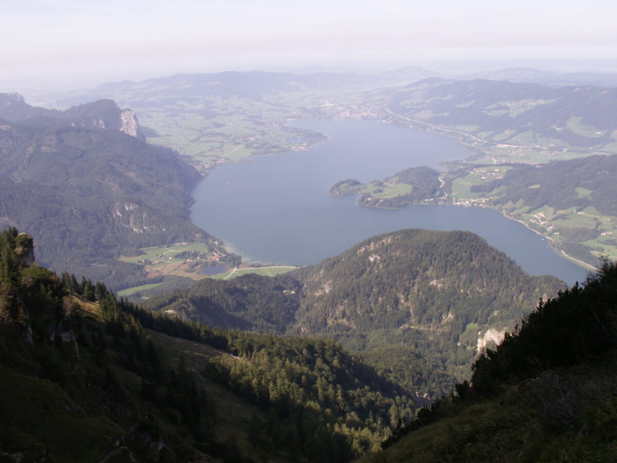 Luftaufnahme vom Mondsee